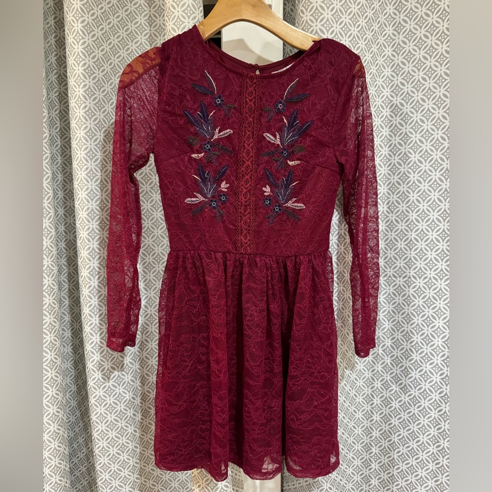 Embroidered Lace Dress
